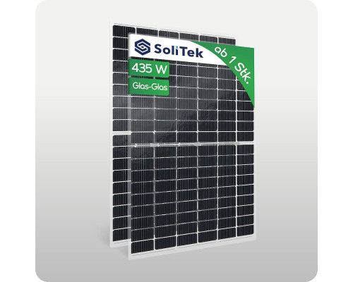 Сонячний фотоелектричний модуль Solitek Solid 435W  (bifacial)