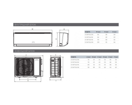 Інверторна настінна спліт-система (кондиціонер) Cooper&Hunter Arctic Inverter NG (GEN VI) CH-S18FTXLA2-NG