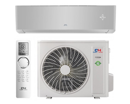 Інверторна настінна спліт-система (кондиціонер) Cooper&Hunter SUPREME CONTINENTAL (SILVER) GEN VI CH-S24FTXAL2-SC