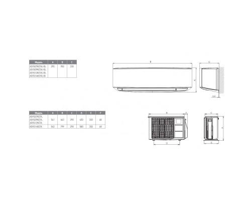 Інверторна настінна спліт-система (кондиціонер) Fujitsu Design Silver ASYG14KETE-B/AOYG14KETA