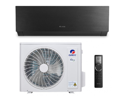 Інверторна настінна спліт-система (кондиціонер) Gree Clivia Black GWH24AUDXF-K6DNA1A