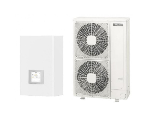 Тепловий насос повітря-вода Hitachi Yutaki S RWM-10.0N1E / RAS-10WHNPE (24 кВт)