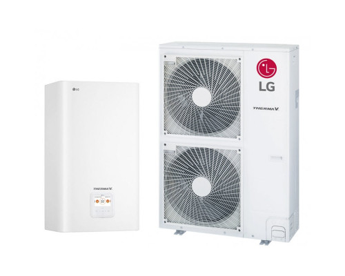 Тепловий насос повітря-вода LG Therma V 12 кВт HU123MA.U33 / HN1639 NK3