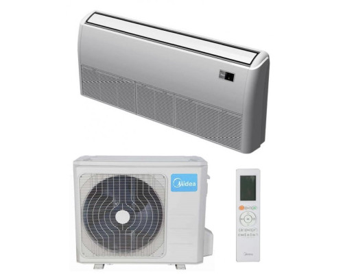 Підлогово-стельова спліт-система (кондиціонер) MIDEA DCInverter ERP 4.0 R32  MUE-24HRFNX-QR/MOU1-24HFN8-QR