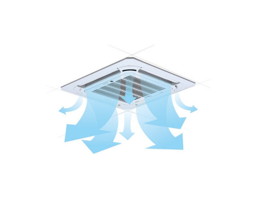 Касетна інверторна спліт-система (кондиціонер) MIDEA ERP DC Inverter R32 MCD1-24HRFNX-QR ERP/MOU1-24HFN8-QR