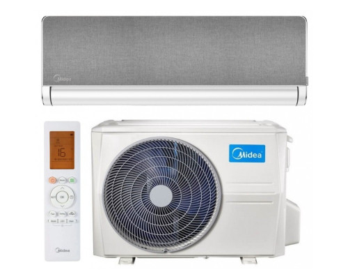 Інверторна настінна спліт-система (кондиціонер) MIDEA Penrose Air MSXT-12HRFN8-SILVER-I/MSXT-12HRFN8-SILVER-O