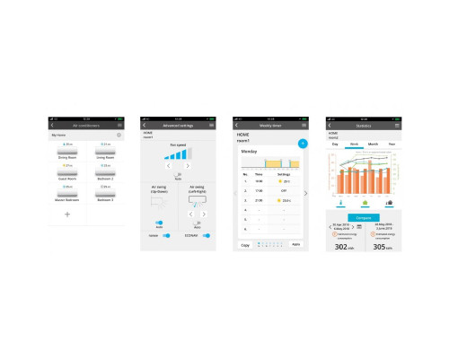 Інверторна настінна спліт-система (кондиціонер) Panasonic Super Compact CS-TZ50ZKEW/CU-TZ50ZKE