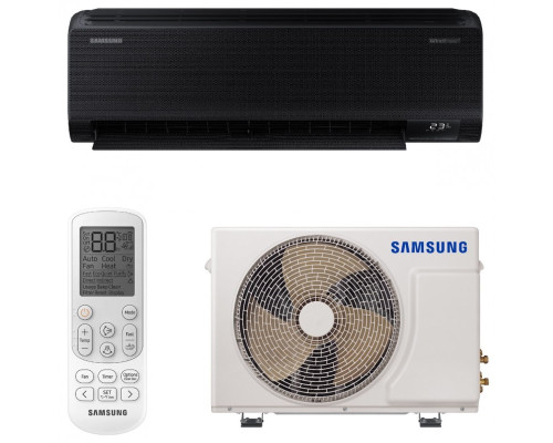 Інверторна настінна спліт-система (кондиціонер) Samsung GEO Wind Free Mass Wi-Fi (Black Diamond) AR24BXFAMWKNUABDK
