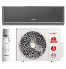 Інверторна настінна спліт-система (кондиціонер) TOSOT Naomi Black Mysterious GD-12RB