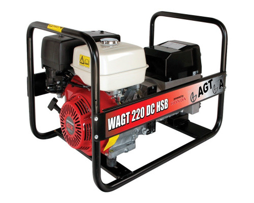Генератор бензиновий зварювальний AGT WAGT 220 DC HSB R16