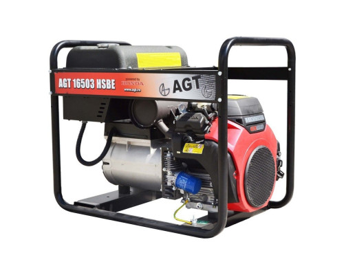 Генератор бензиновий AGT 16503 HSBE R45