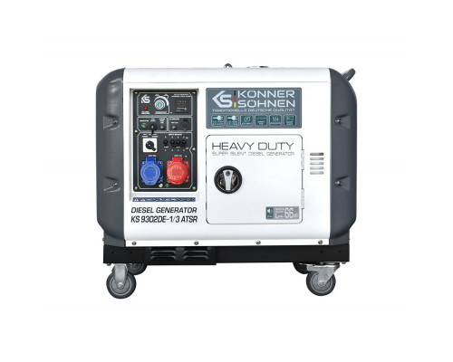 Генератор дизельний Konner&Sohnen KS 9302DE-1/3 ATSR SUPER S (Euro II)