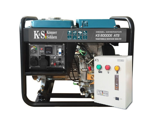 Генератор дизельний Konner&Sohnen 8000DE ATS