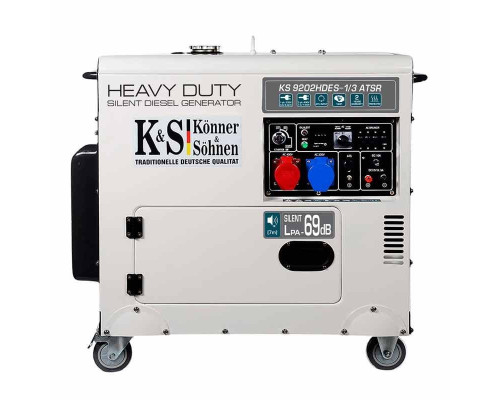 Генератор дизельний Konner&Sohnen KS 9202HDES-1/3 atsR