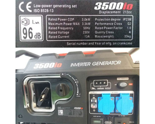 Генератор бензиновий iнверторний Loncin LC 3500 iO