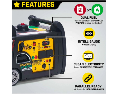 Генератор інверторний Champion C3500iES DF