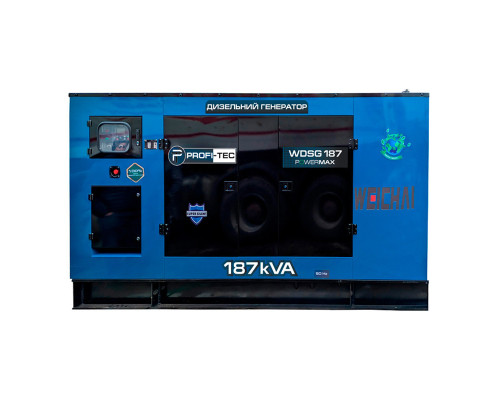 Генератор дизельний PROFI-TEC WDSG187-3 Power MAX