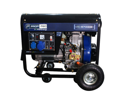 Генератор дизельний PROFI-TEC PE-5700DE