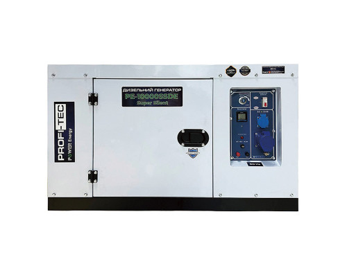 Генератор дизельний PROFI-TEC PE-10000SSDE Super Silent