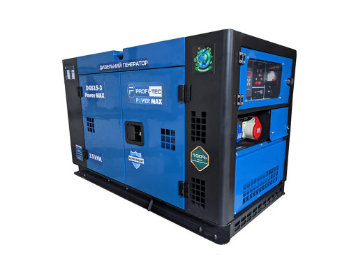 Генератор дизельний PROFI-TEC DGS15-3 Power MAX