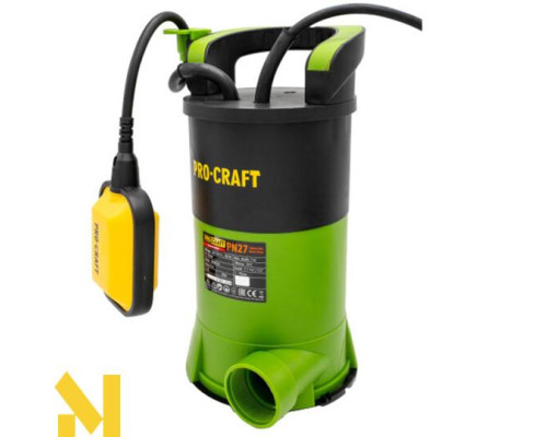 Насос занурювальний дренажно-фекальний Procraft PN27