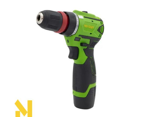 Шуруповерт акумуляторний Procraft PA12BL DFR