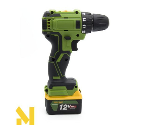 Шуруповерт акумуляторний безщітковий Procraft PA18BL (комплект з 2 АКБ та ЗП)