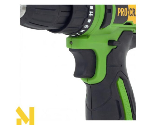 Шуруповерт акумуляторний Procraft PA12Li COMPACT (комплект з 2 АКБ та ЗП)