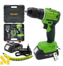 Шуруповерт акумуляторний Procraft PA18LiN
