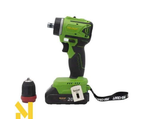 Шуруповерт акумуляторний Procraft PA18LiN DFR