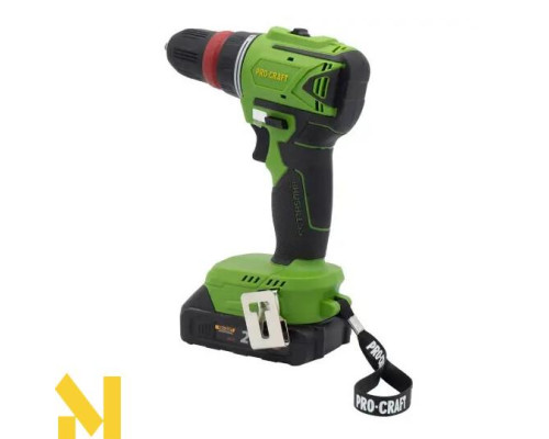 Шуруповерт акумуляторний Procraft PA18LiN DFR