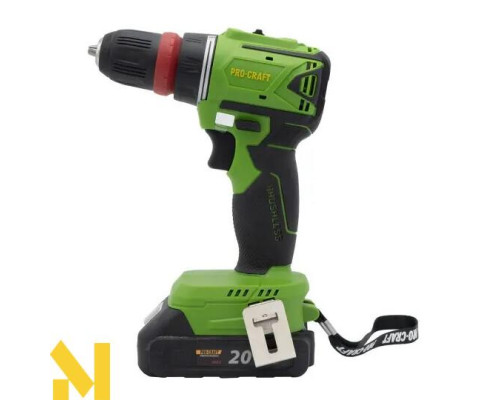 Шуруповерт акумуляторний Procraft PA18LiN DFR