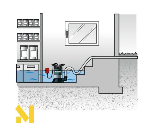 Насос занурювальний Metabo TP 6600