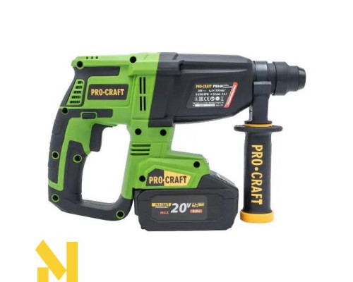 Перфоратор акумуляторний Procraft PHA40 (2 АКБ та ЗП)