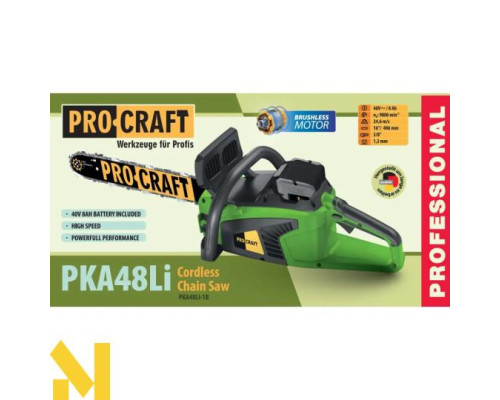 Пила ланцюгова акумуляторна Procraft PKA48Li