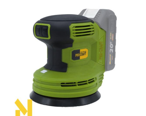 Шліфмашина ексцентрикова акумуляторна Procraft PX20 (без АКБ та ЗП)