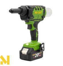 Заклепувальний пістолет акумуляторний Procraft PRG20