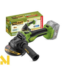 Болгарка (кутова шліфмашина) акумуляторна ProCraft PGA-22 (без АКБ та ЗП)