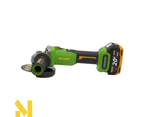 Болгарка (кутова шліфмашина) акумуляторна Procraft PWA220
