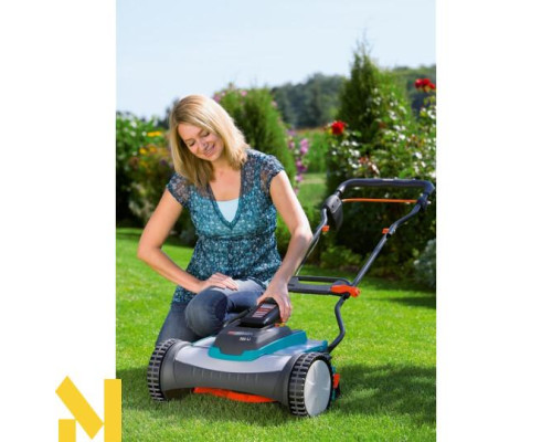 Газонокосарка акумуляторна/механічна Gardena 380 Li