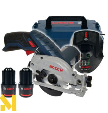 Пила дискова акумуляторна Bosch GKS 10,8 V-Li L-Boxx 2.0 А.г