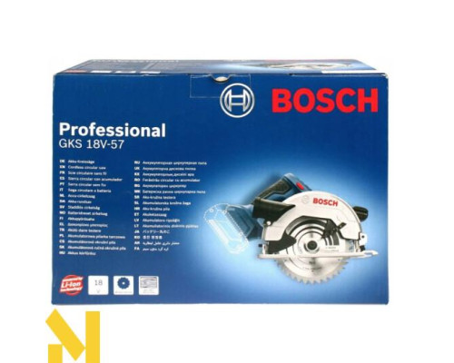 Пила дискова акумуляторна Bosch GKS 18 V-57 (без АКБ та ЗП)