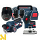 Фрезер акумуляторний Bosch GKF 12V-8 + рубанок GHO 12V-20 + 2х3.0 А.г + ЗП + L-BOXX