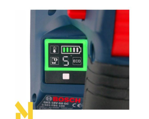 Пила дискова акумуляторна Bosch GKS 18V-68 GC Professional (без АКБ та ЗП) + L-Boxx 238 + пильний диск Expert for Wood 190 мм