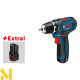 Дриль-шуруповерт акумуляторний Bosch GSR 12V-15 Professiona з набором інструментів (060186810R)