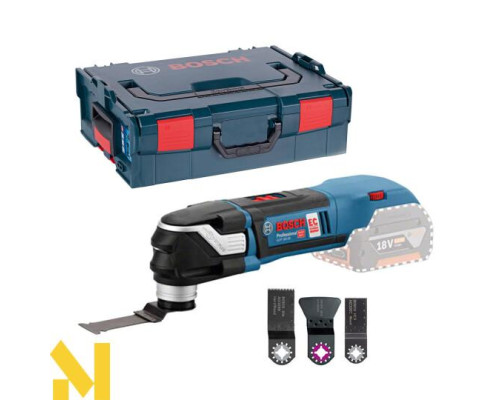 Багатофункціональний інструмент (реноватор) Bosch GOP 18 V-EC L-BOXX (без АКБ та ЗП)