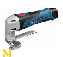 Ножиці листові акумуляторні Bosch GSC 10,8 V-Li L-BOXX (без АКБ та ЗП)