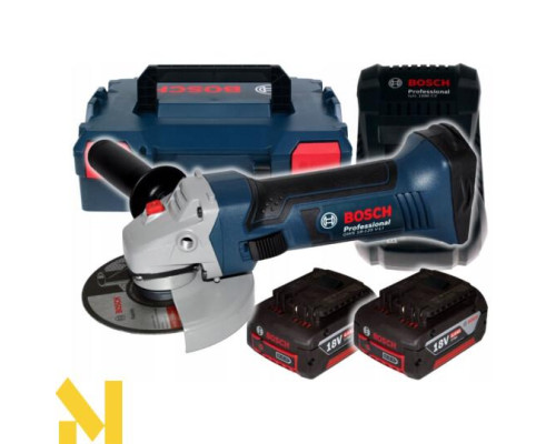 Болгарка (кутова шліфмашина) акумуляторна Bosch GWS 18-125 V-LI L-BOXX