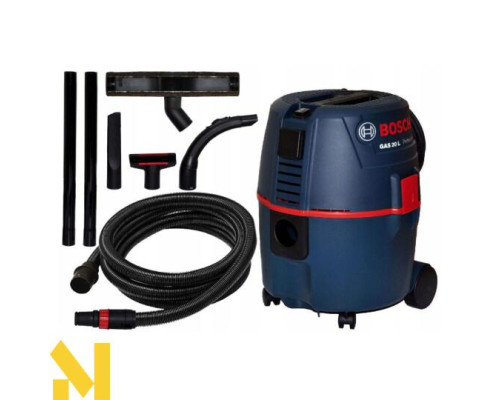 Пилосос будівельний Bosch GAS 20 L SFC + щітка