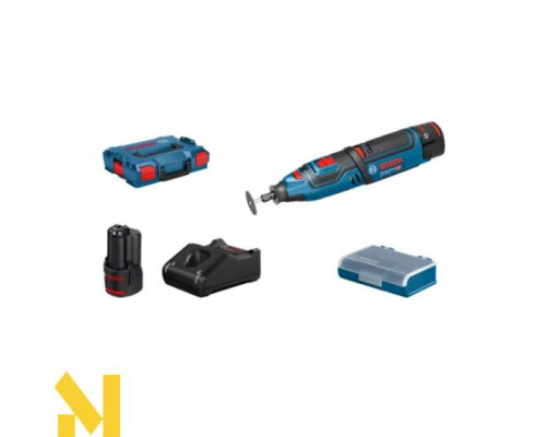 Гравер акумуляторний Bosch GRO 12V-35 Professional + L-BOXX